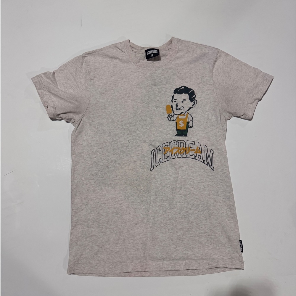 IceCream Graphic T-Shirt Novelty Print Short Sleeve Tee Shirt Medium